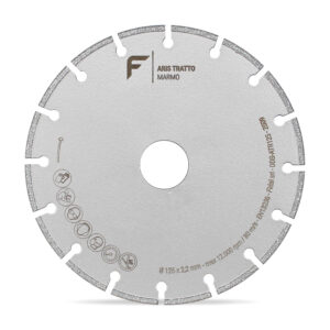 Aris Tratto Foro 22,2 mm Disco Elettrolitico da Marmo